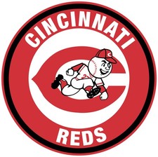 Cincinnati Reds Circle Logo Vinyl Decal / Sticker 10 Sizes