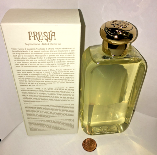 SM NOVELLA Santa Maria Novella body wash bath SHOWER gel 8.4 OZ FRESIA FREESIA - Picture 2 of 3