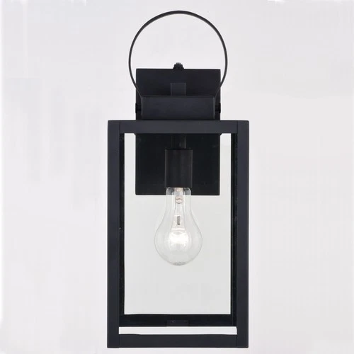 Vaxcel Lighting T0554 Medinah 17" Tall Outdoor Wall Sconce - Black - Picture 5 of 12