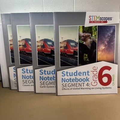 Lot Of  4 Stemscopes  Ca -NGSS 3 D