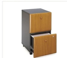 Bush Business Furniture Natural Cherry Collection 2 drawer locking file cabinet