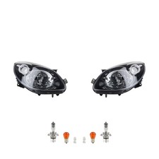 Scheinwerfer Set Halogen passend für Renault Twingo II 07-11 Leuchtmittel Li. Re