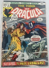 Original Comic The Tomb Of Dracula #8 Marvel Comics Group 1973