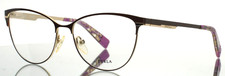 FURLA VFU127 0VA6 Brown Womens Cat Eye Full Rim Eyeglasses 54-15-135 B:41