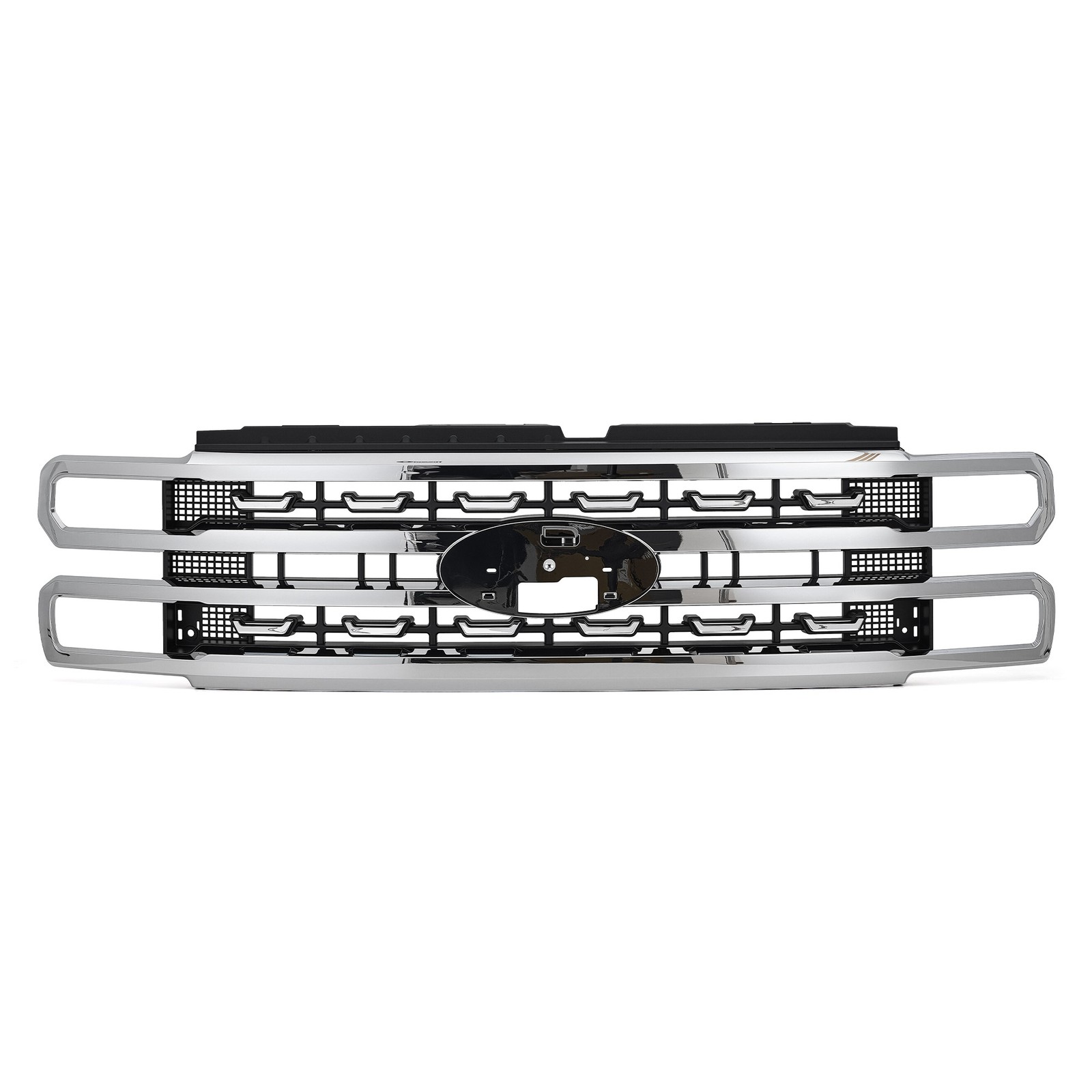 Chrome Platinum Front Bumper Grille For 2023-2024 Ford F-250 F-350 Super Duty US