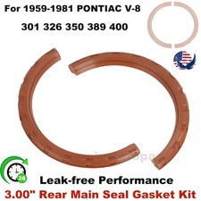 3.00 Rear Main Seal Gasket Kit For 1959-1981 Pontiac V-8 301 326 350 389 400