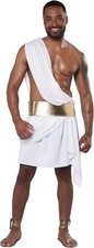 California Costumes Toga God Men's Size Small / Medium S M Greek Roman Halloween