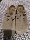 Birkenstock Mens BOSTON Taupe Suede Leather Clogs Sz 43 /US 10 — photo 5