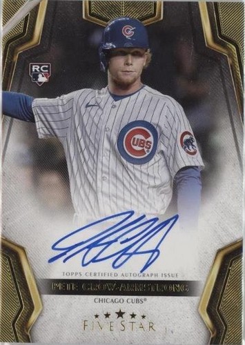 topps FIVE STAR Pete crow armstrong auto | eBay