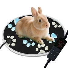 Pet Heating Pad, Waterproof Dog Heating Pad Mat for Cat with Durable Anti-Bit...