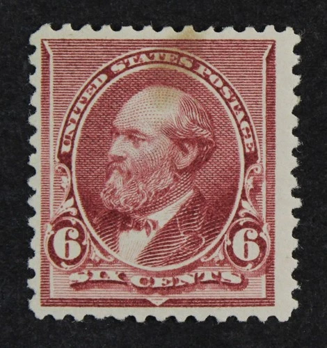 CKStamps: US Stamps Collection Scott#224 6c Garfield Mint H OG Small Thin