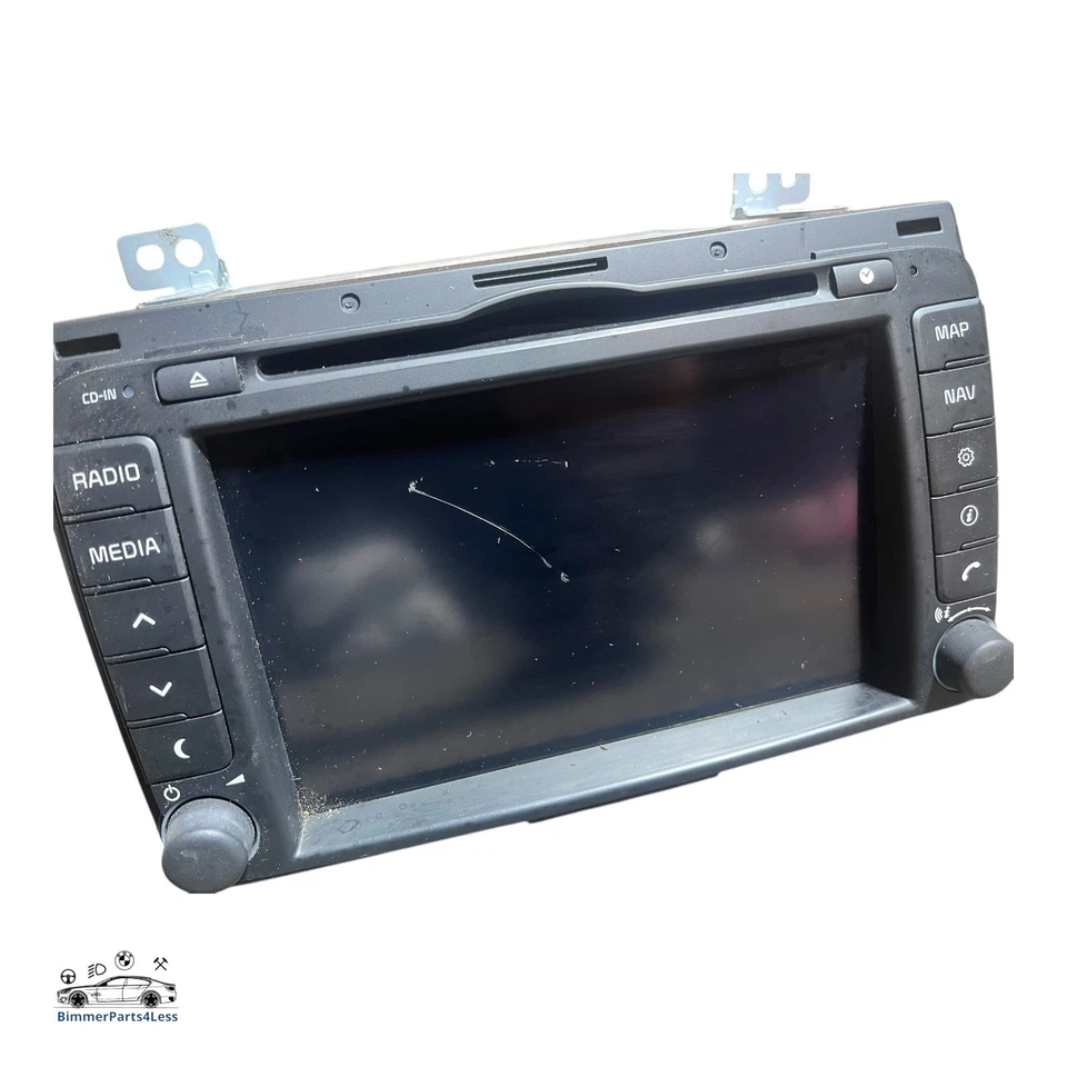 10-15 MK3 KIA SPORTAGE SATELLITE NAVIGATION SAT NAV CD UNIT 965603U600WK  - Image 2 of 4