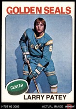 1975 Topps #137 Larry Patey  Golden Seals 7 - NM