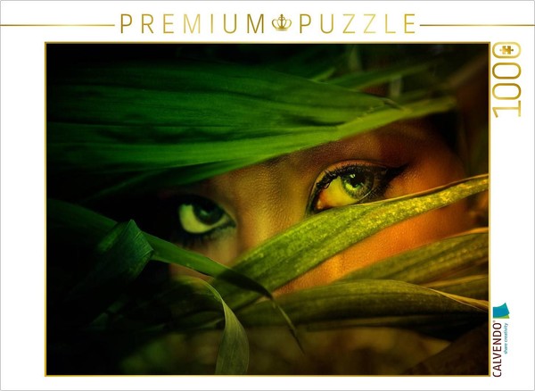 Calvendo Puzzle Jungle Eyes In The Rainforest | 1000 Pieces, Finished Size 25.2-image