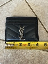 Ysl Yves Saint Laurent Card Holder Wallet Men...