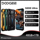 Global Version DOOGEE S200 Ultra 5G Rugged Phone 48GB+1TB Light Effect 11000mAh