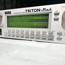 Korg Triton Rack sound Module Synth Synthesizer Sampler Rack