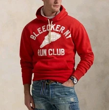 Polo Ralph LaurenMen's RL 2000 Red Slub FleeceGraphic Hoodie Multi Size's NWT 