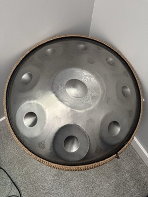 Steel Handpan, 9 Notes in D Minor, 432HZ, Decorative Pattern. $600