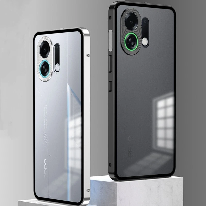 For Oppo K13 Turbo Pro Magnetic Metal Frame Bumper Clear Matte
