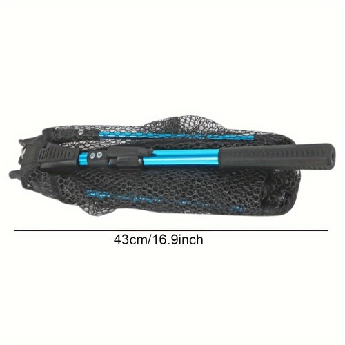 1pc Fishing Net Aluminum Alloy Retractable Triangular Telescopic Folding         - Picture 9 of 16