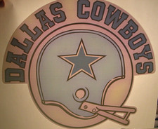DALLAS COWBOYS VINTAGE 1970's TEXAS FOOTBALL IRON ON TRANSFER -NICE, B-20