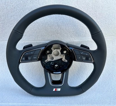 Audi A4 S4 A5 S5 B9 Leather Steering Wheel Tiptronic Multifunction 8W0419091GF