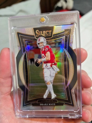 Drake Maye Select RC Die Cut, Maye Mosaic Elgland games Shimmer& Mosaic Green