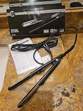 NEW IN BOX SS smooth Tourmaline Ceramic Chrome Styling Hair Iron