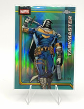 2026 Topps Chrome Marvel Taskmaster #173 Aqua Refractor 163/199