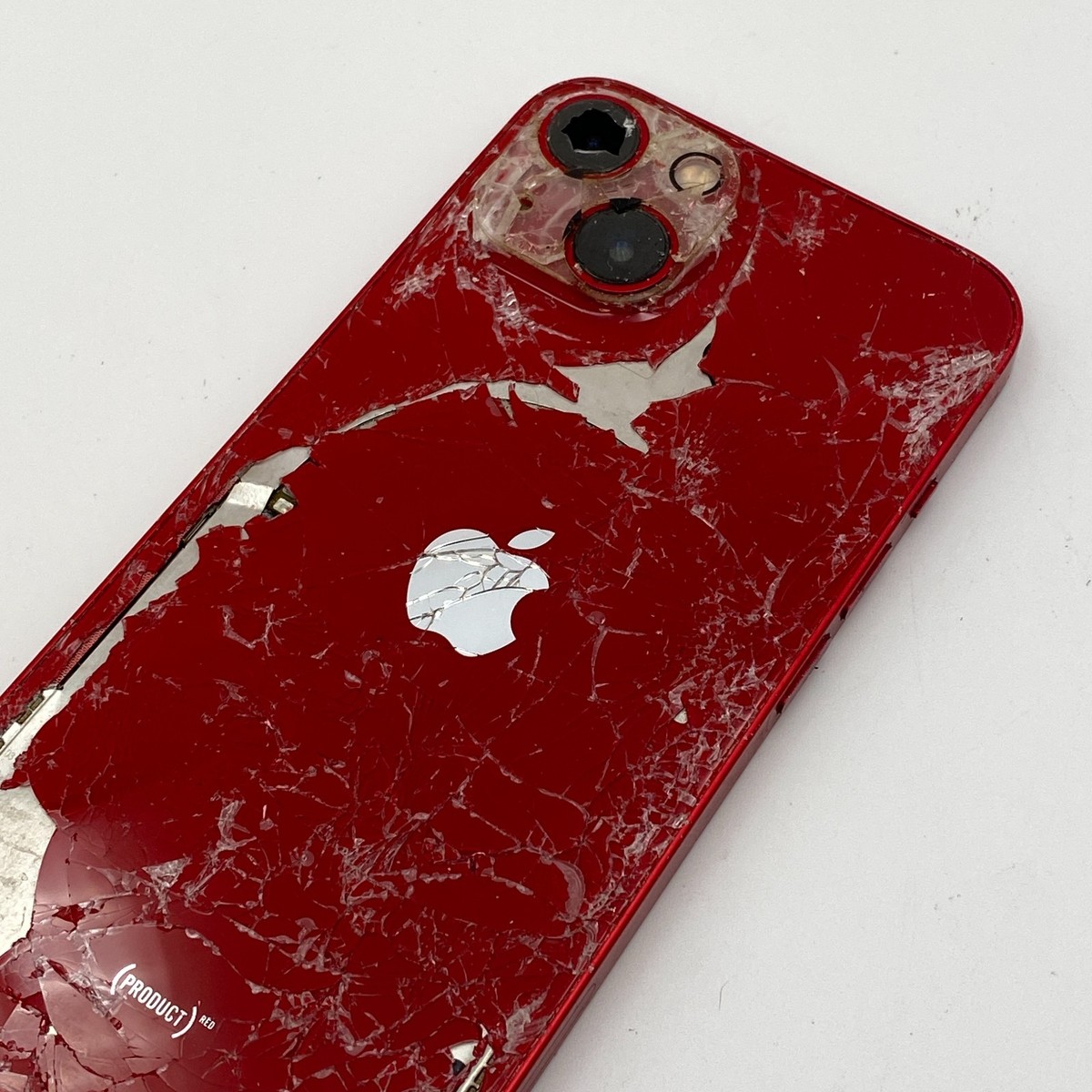 iPhone 13 128 レッド　背面画面割れ　1610 Apple iPhone 13 - 128GB - Red (Unlocked) - CRACKED SCREEN & BACK