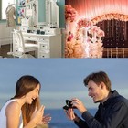 Velvet Ring Box with LED Light Jewelry Display Gift Box for Proposal,Engageme...