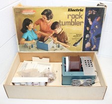 Vintage Skilcraft Electric Rock Tumbler Polisher Kit WORKS  932 Light Duty