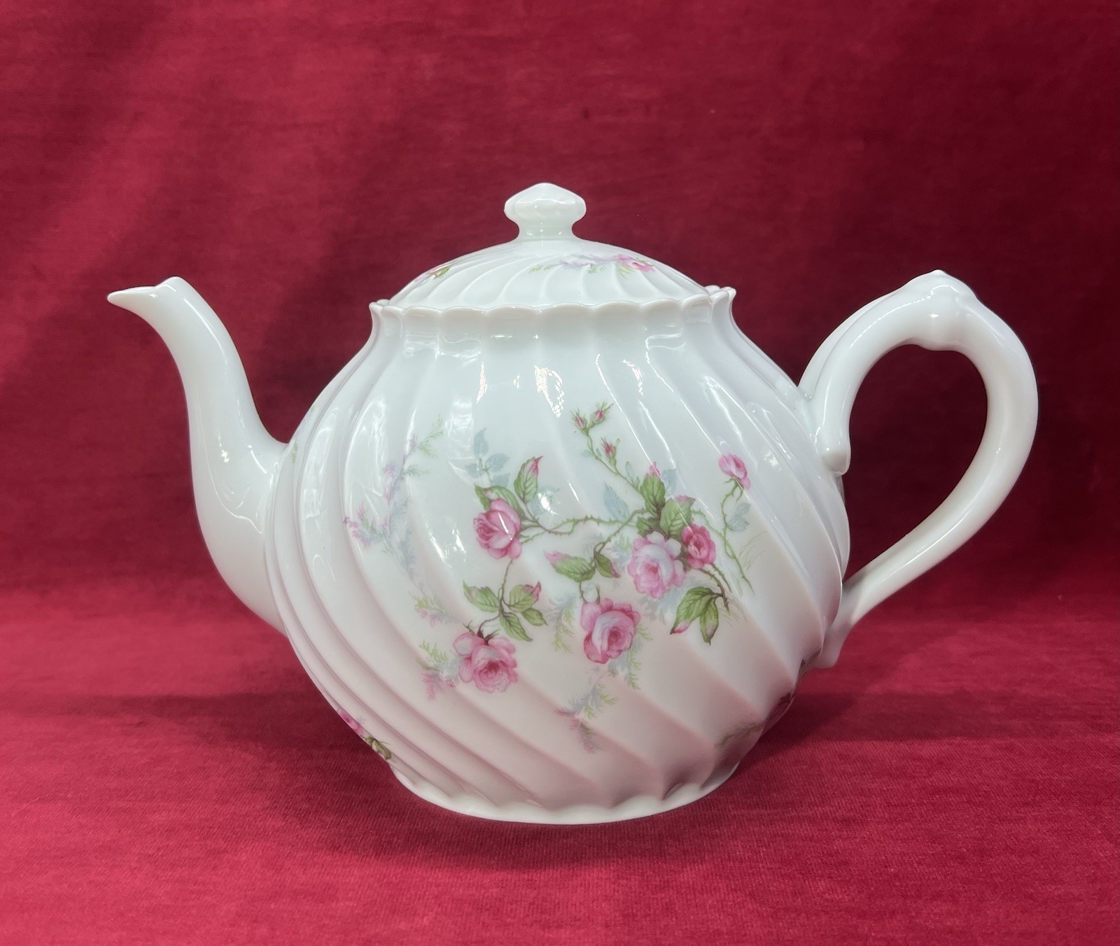 Haviland Sylvia Blanca Rosa Flores Sylvie Tetera Cafetera