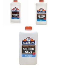 3 NEW Elmer's Washable Liquid School Glue 32 oz. White 2024678