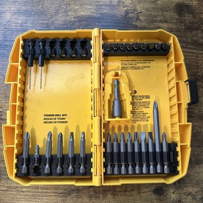 Dewalt Screwdriver Bit Case w/ Misc Screwdriver Bits