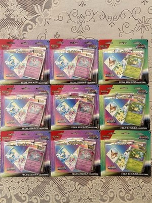 Pokemon TCG Prismatic Evolutions Tech Sticker Collection 3-Pack Blister Lot of 9