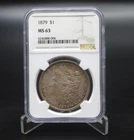 1879 Morgan Dollar $1 MS 63 NGC *Look* FREE SHIPPING