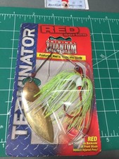 DISCONTINUED TERMINATOR ORIGINAL TITANIUM RED SERIES 3/8 OZ. SPINNERBAIT NIP
