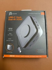 J5 Create USB-C Dock Dual 4K HDMI - Brand New Sealed In Box