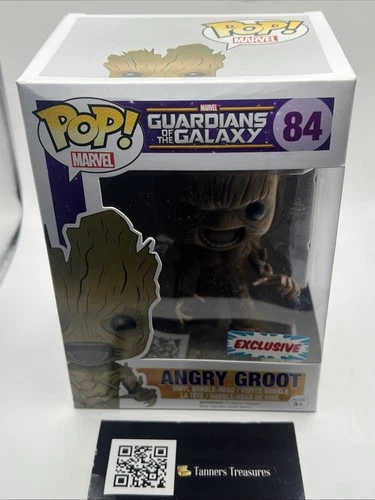Funko POP! Guardians of the Galaxy Angry Groot #84 W/Protector
