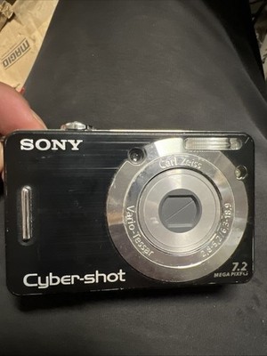 Sony Cyber-shot DSC-W55 7.2MP Digital Camera - Black