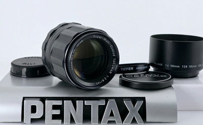  [Near MINT] Pentax Super Multi Coated Takumar 105mm F2.8 SMC MF Lens M42 Japan