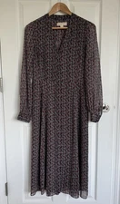 MICHAEL Michael Kors Tulip Chiffon Shirt dress Size S