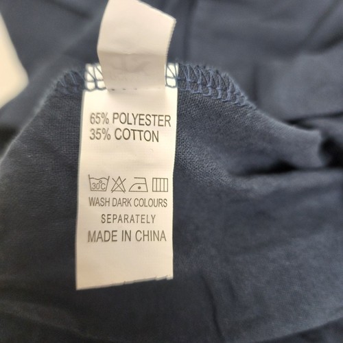 Bermudas para mujer azul marino hasta la rodilla 3 botones aberturas laterales talla XL - Imagen 5 de 5