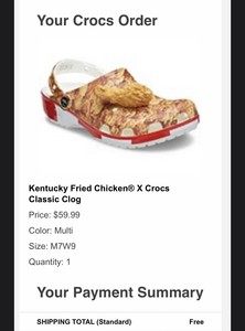 kfc x crocs price