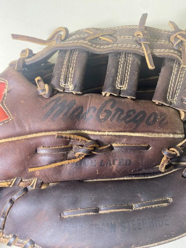 Guanto da baseball softball MacGregor K3997 13,5" lancio destro BELLO! - Foto 9 di 9