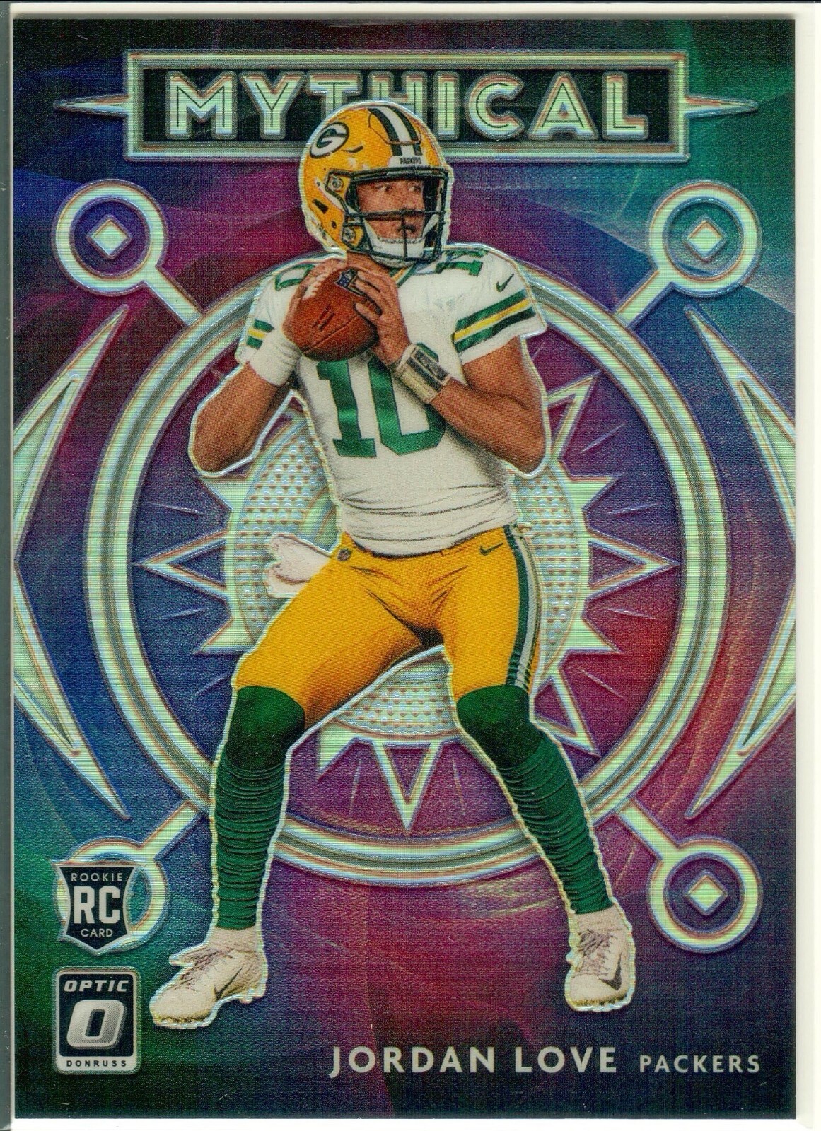 2020 Donruss Optic Jordan Love #MY-14 Mythical Rookie RC Case Hit