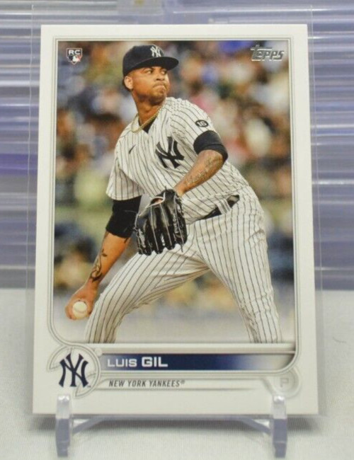 Luis Gil 2022 Topps Series 1 RC Rookie #131 Yankees 4-A