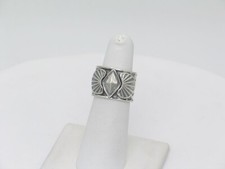 Native American Navajo Handmade Sterling Silver Ring Size 6